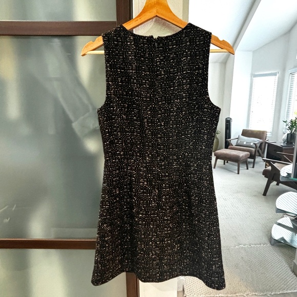 Banana Republic Metallic Tweed Dress w/ Pockets! - Size 2P - Picture 5 of 11